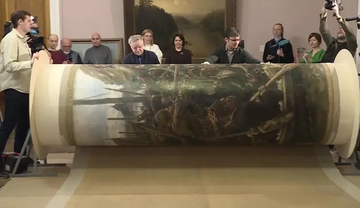 В Красноярск привезут 200-килограммовую картину Василия Сурикова