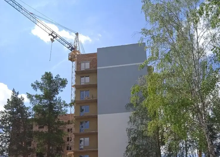 В Красноярском крае с начала 2023 года построили 888 тысяч кв. метров жилья