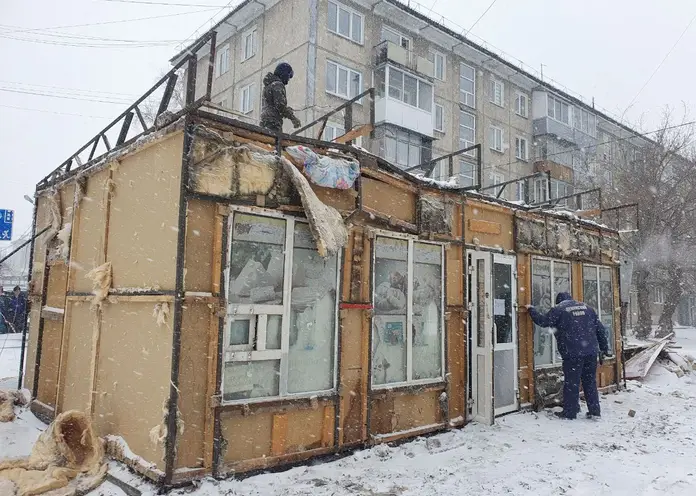 В Красноярске владельцев «разросшихся» торговых павильонов заставят сократить площади