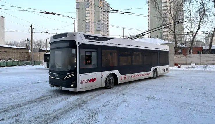 В Красноярске два троллейбусных маршрута продлят до СФУ уже в феврале