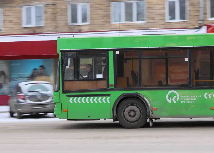 В Красноярске маршрутные автобусы № 7 и 81 изменят схему движения с 11 марта