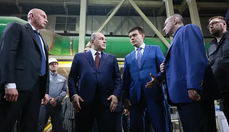 Красноярский край с рабочим визитом посетил премьер-министр Михаил Мишустин