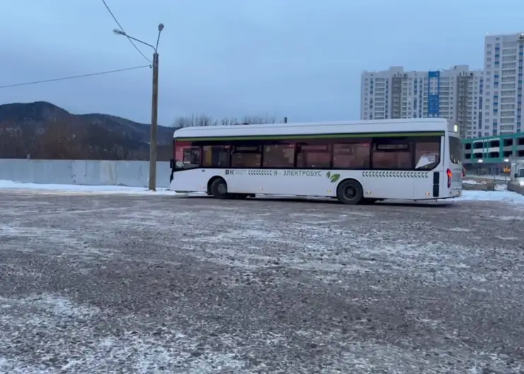 В красноярских «Тихих зорях» организовали площадку для разворота автобусов