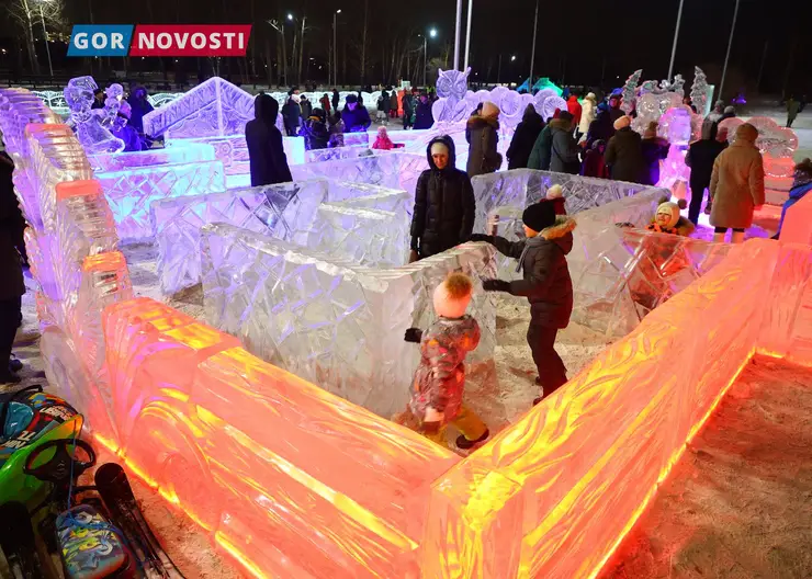Ледовый городок на острове Татышев в Красноярске будет работать до 28 февраля