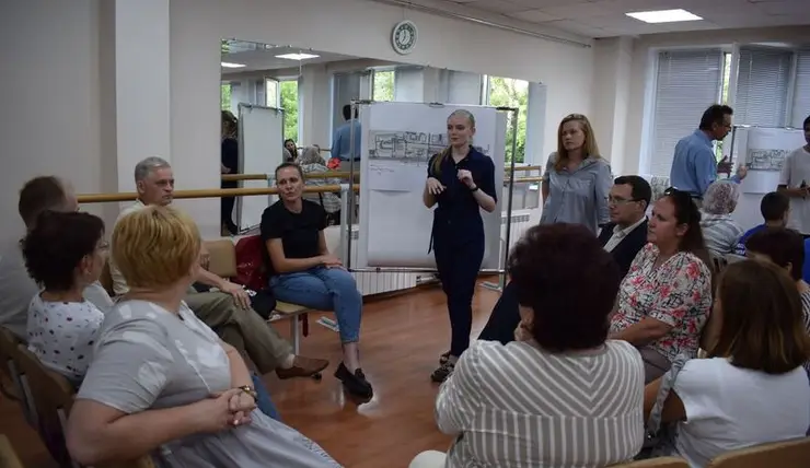 В Свердловском районе Красноярска обсудили наполнение и название нового общественного пространства