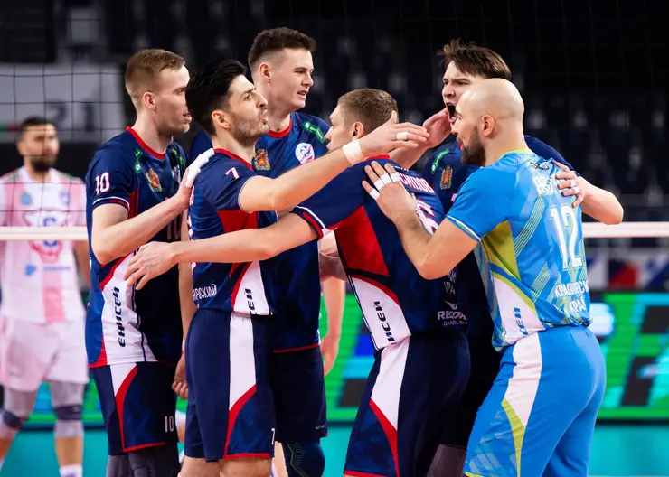 Красноярские волейболисты победили в пятом матче подряд