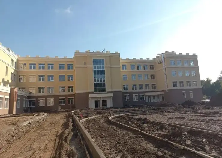 В Красноярске завершается реконструкция одной из старейших школ города