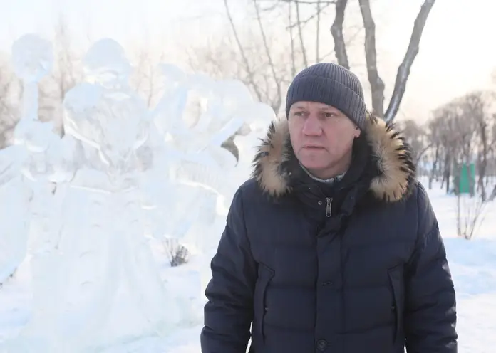 Ледовый городок в сквере Чернышевского в Красноярске будет работать до 1 февраля