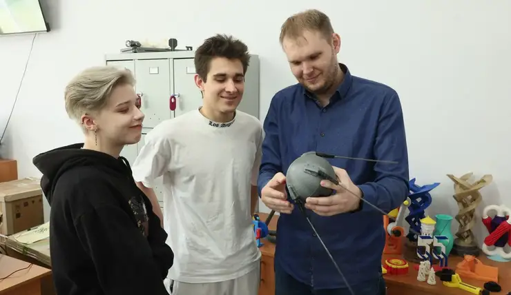 В Красноярском техникуме промышленного сервиса обучают технологии 3D-печати