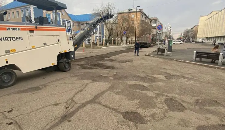 В Красноярске отремонтировали дороги около музтеатра и на Вавилова