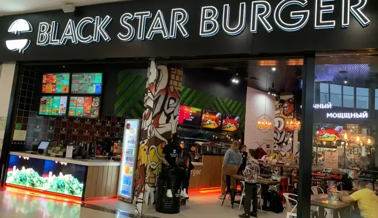 В Красноярске за 16,5 млн рублей продают Black Star Burger в ТРЦ «Планета»