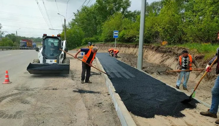 В Красноярске на улице Пограничников появился новый перекресток