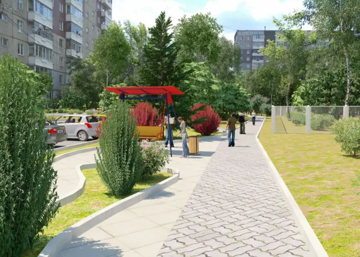 В Железнодорожном районе Красноярска в этом году обустроят 13 проездов и 6 дворов