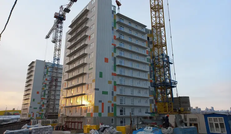 В 2022 году в Красноярском крае построили более 1 миллиона квадратных метров жилья
