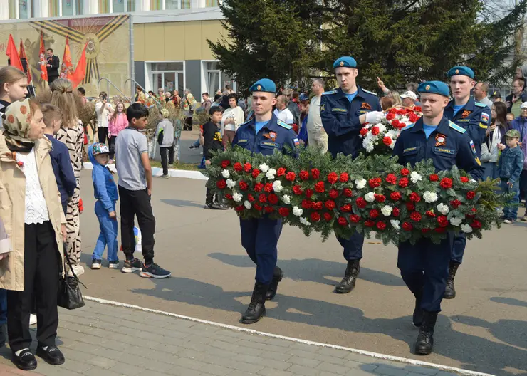 В Красноярске жители Октябрьского района почтили память героев Великой Отечественной войны