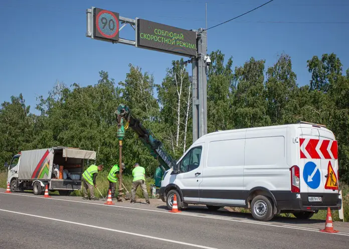 На красноярских дорогах устанавливают дополнительные приборы для измерения температуры грунта