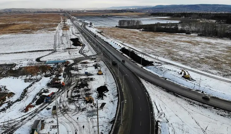 В Красноярском крае окончен один из этапов реконструкции дороги Красноярск – Элита
