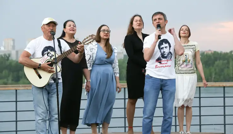 На набережной Енисея пройдут концерты «Красноярск поет Высоцкого»