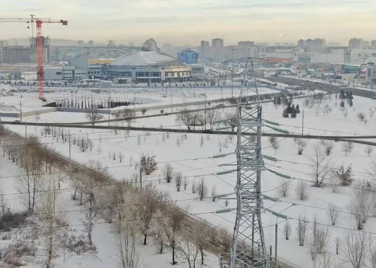 В Красноярске к будущему аквапарку построили электросети