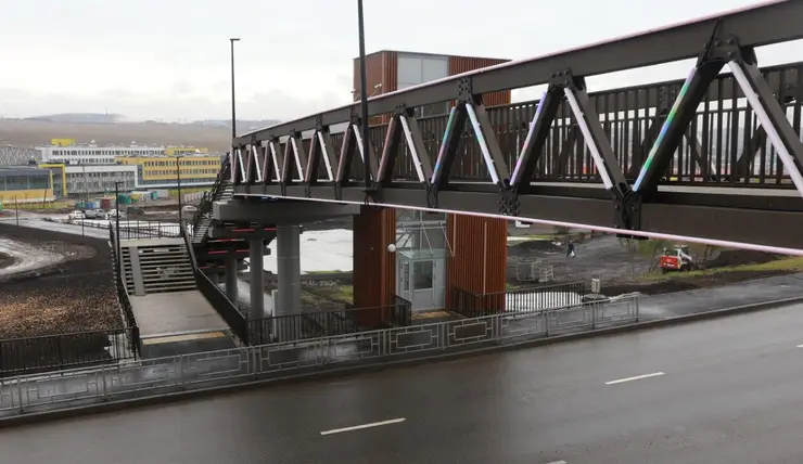 В Красноярске запустили в эксплуатацию шестой по счёту алюминиевый мост