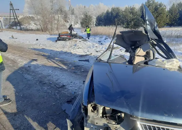 В Красноярском крае в ДТП с тремя машинами погиб один человек