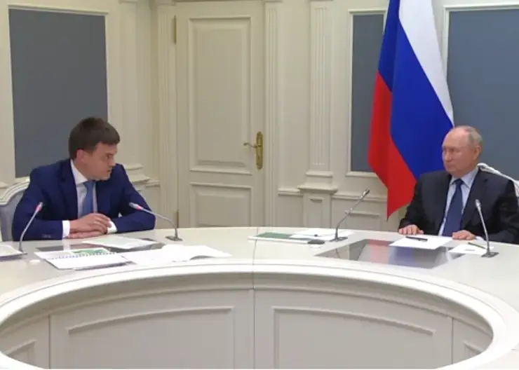 Михаил Котюков рассказал президенту Владимиру Путину о строительстве метро в Красноярске