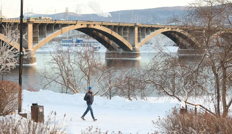 В Красноярске обещают температурные качели в первую рабочую неделю года