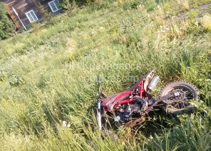 На трассе под Лесосибирском разбился мотоциклист