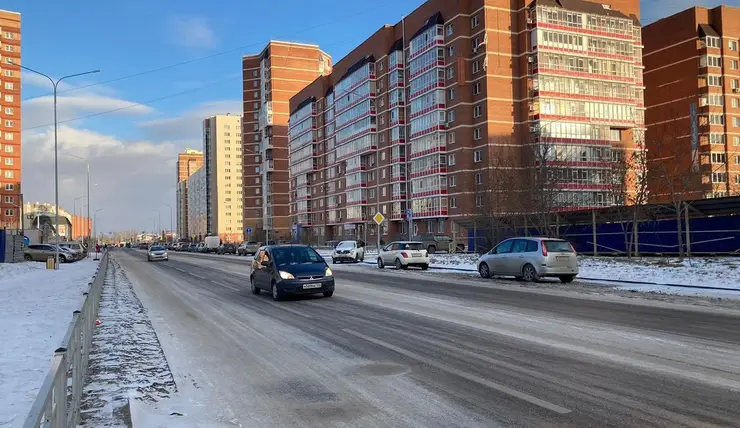В Красноярске началось строительство дороги в створе улицы Волочаевской