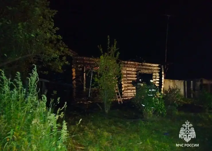 В Красноярском крае в ночном пожаре погибли два человека