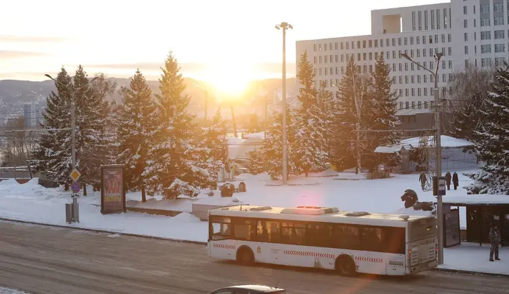В Красноярске в Рождественскую ночь запустят бесплатные автобусы