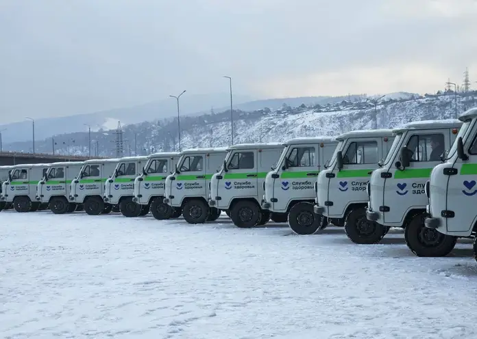 Для больниц Красноярского края приобрели новые автомобили