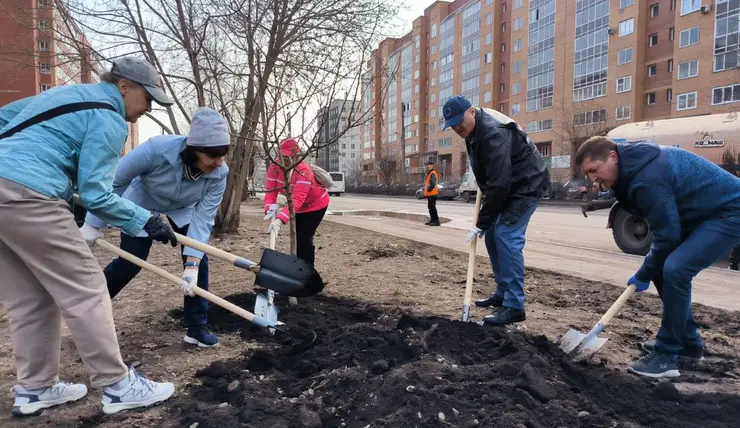 Мэр Красноярска Владислав Логинов присоединился к общегородскому субботнику