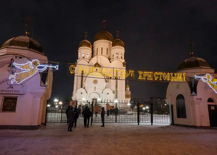 В Красноярске в ночь на 7 января будут транслировать рождественское Богослужение