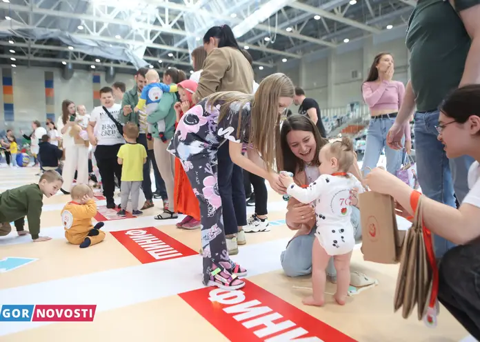 В Красноярске 396 малышей приняли участие в фестивале «Карапузы, на старт»