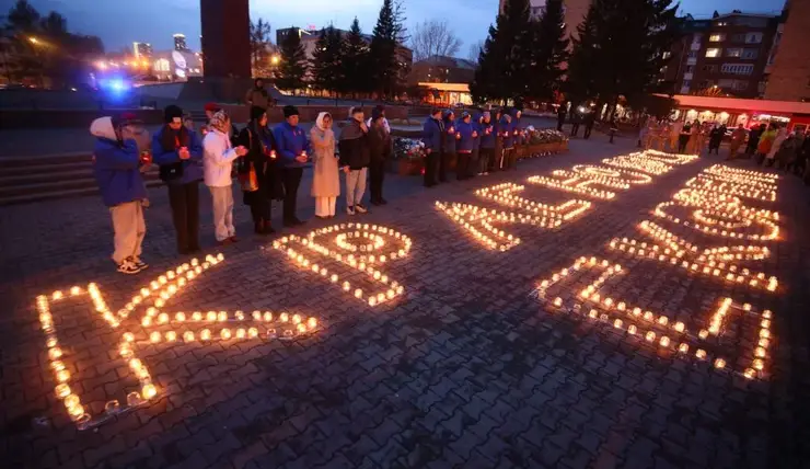 В Красноярске прошла акция «Свеча памяти»