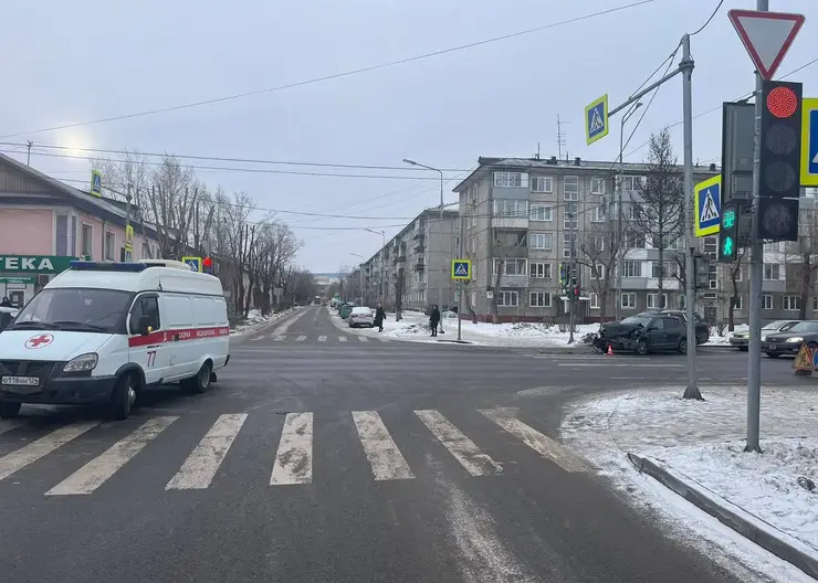 В Красноярске произошло ДТП с каретой скорой помощи