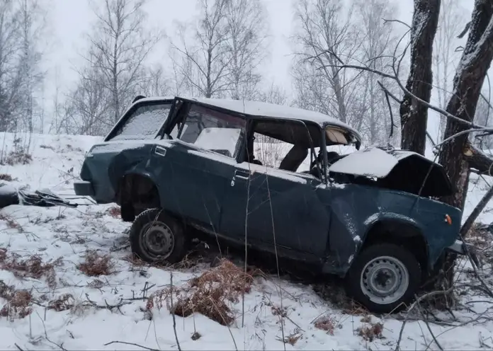 В Балахтинском районе водитель «жигулей» влетел в дерево и погиб