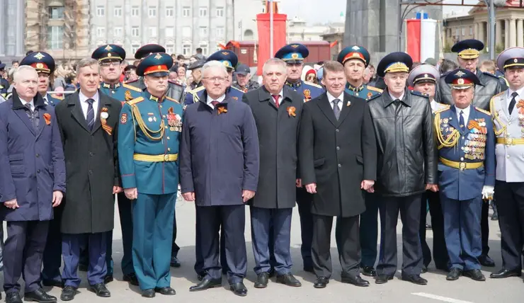 В Красноярске прошёл парад Победы