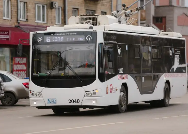 В Красноярске троллейбусы № 15 вновь будут ходить по обычному маршруту