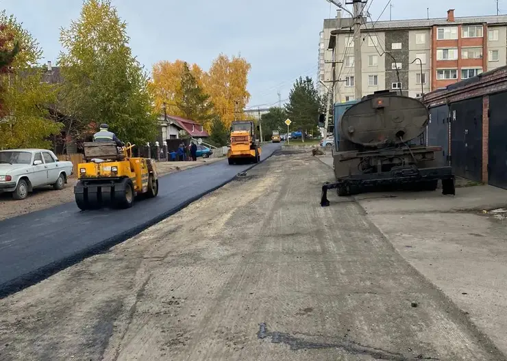 В Красноярске завершили ремонт дорог на 71 участке