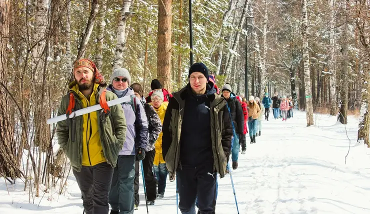 В окрестностях Красноярска проходят зимние пешие походы