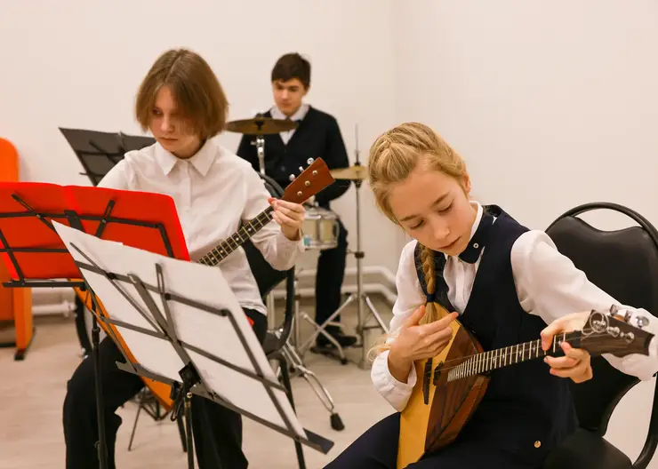В Красноярске открылась обновлённая детская музыкальная школа № 12