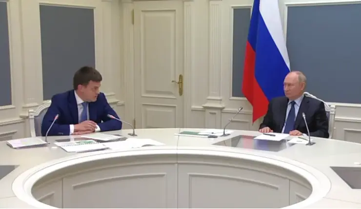 Михаил Котюков рассказал президенту Владимиру Путину о строительстве метро в Красноярске