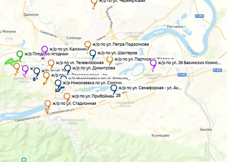 В Красноярске создали карту проектов КРТ