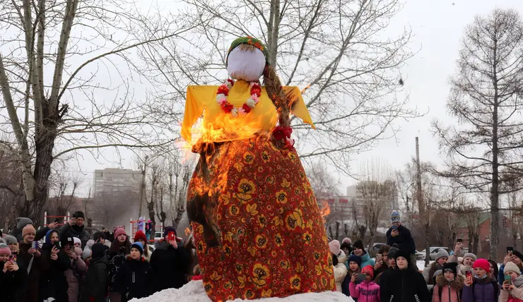 Более 74 тысяч жителей Красноярского края 26 февраля приняли участие в праздновании Масленицы