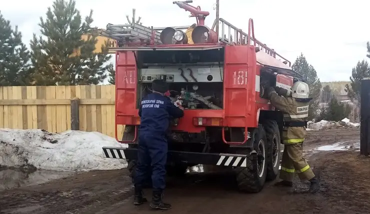 В Красноярском крае в пожаре из-за неосторожности при курении погиб мужчина