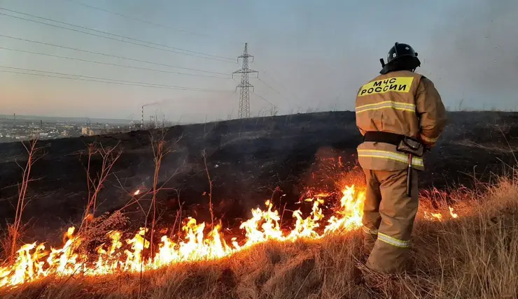 За сутки в Красноярском крае произошло 16 ландшафтных пожаров