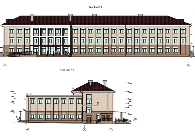 В Красноярске реконструируют построенную в довоенные времена школу № 86