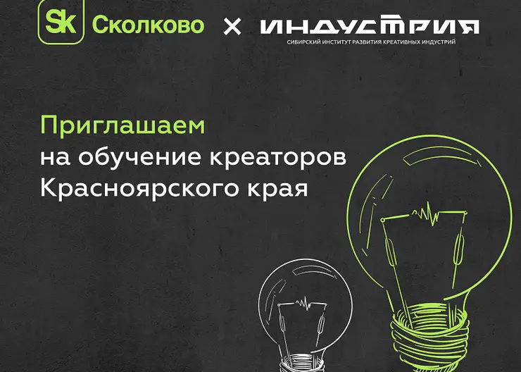 Красноярские креаторы смогут бесплатно учиться в школе стартапов «Сколково»